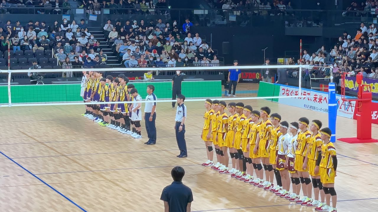 愛工大名電vs星城　1set　春の高校バレー　愛知県予選2023