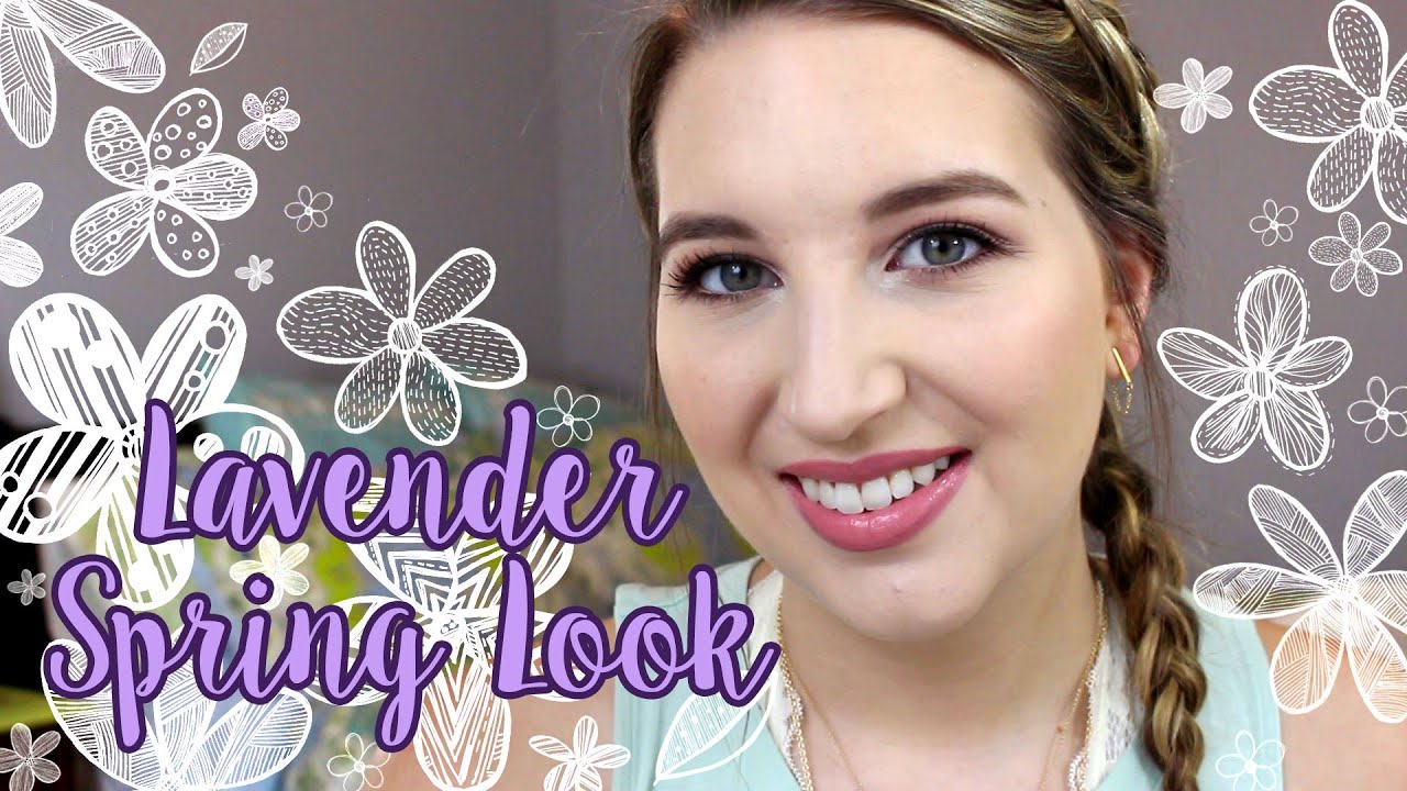 Lavender Spring Look Tutorial - YouTube