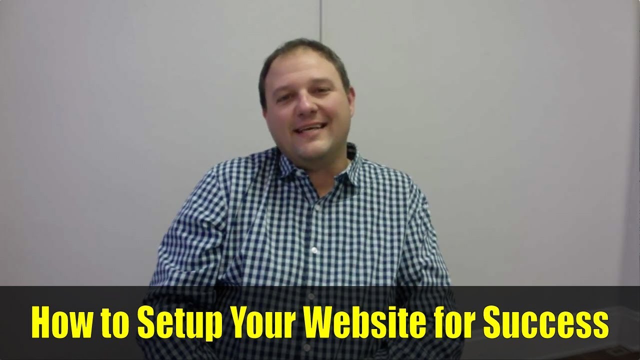 Success Setup How to Setup Your Website for Success - YouTube
