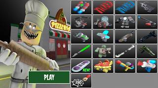 Escape Papa Pizzas Pizzeria Use My All 21 Items Unlocked: Roller, Zooka, Jetpack, Haverboard & More