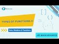 Types Of Functions II | JEE Mathematics l Scholartude