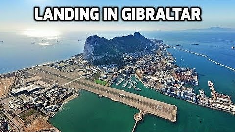 Landing at Gibraltar 🇬🇮 Airport Beautiful aerial view Full Approach easyJet S2E5