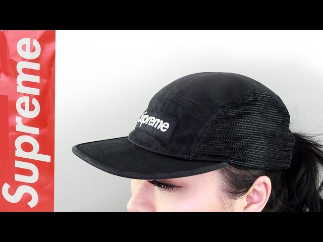 Supreme Checkerboard Camp Cap Black - SS18 - US