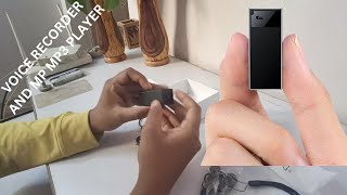 Audio Voice Recorder 15 Days Backup | Long Battery | Mp3 Player  New trending gadgets