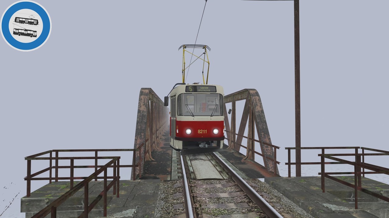 Simt #68; pražská analogová T3R.P na lince 5 ve směru na Opletalovu