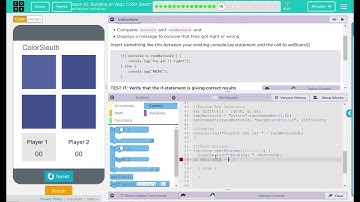 Unit 5 - Lesson 10 #15: Step 4 - Add An If-Statement In checkCorrect