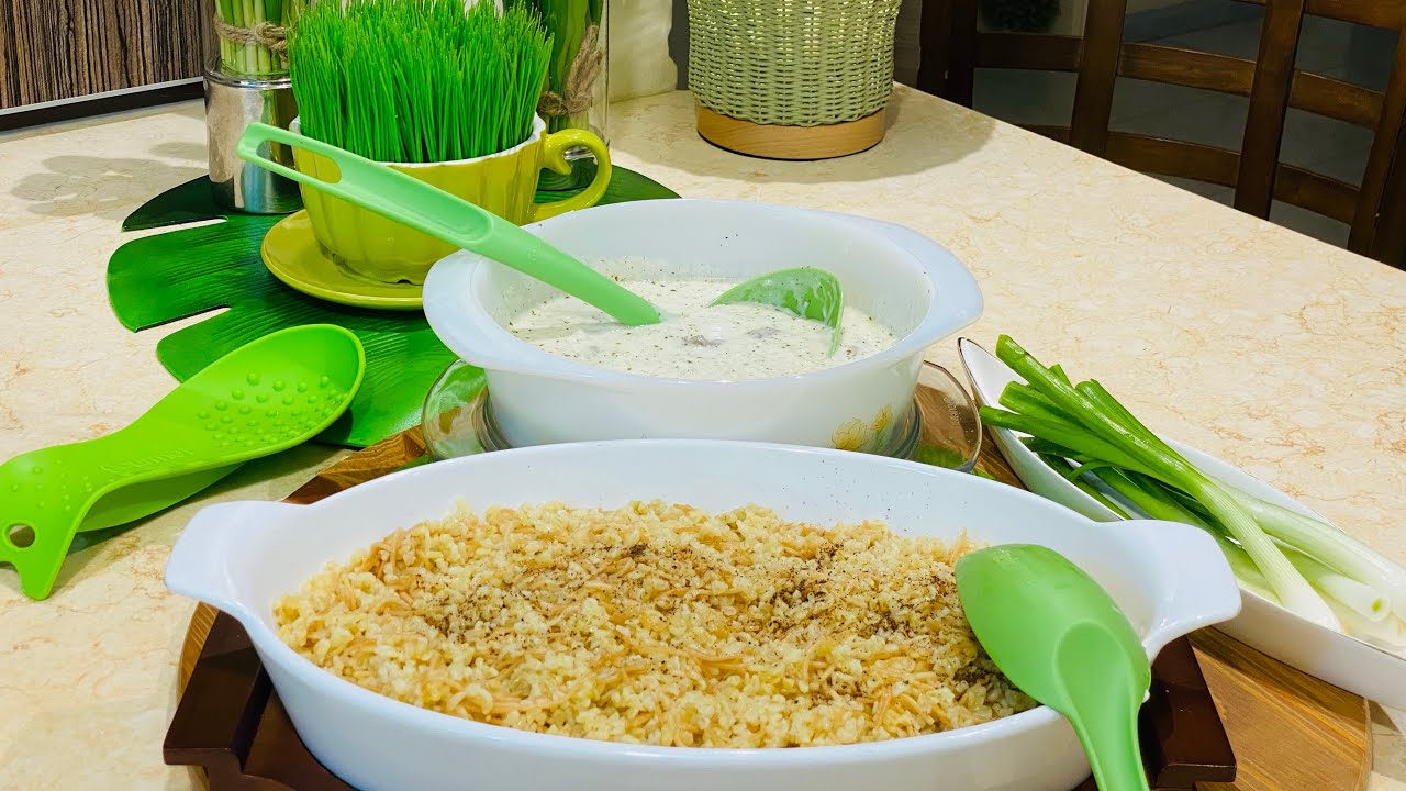 اللبنيه وبرغل بشعريه 🧤بدون لحم سرعدم فرط اللبن  تحدي💪نفسك لبن متل الكريما دلال حناوي