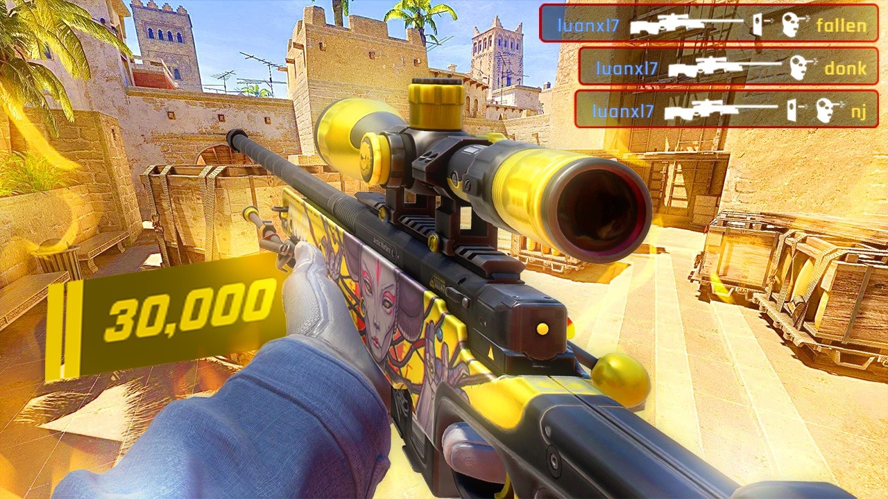 Um jogador de VALORANT fazendo o CS 2 parecer fácil…