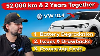 Collapsed for 50 thousand Report on VW ID.4 for 2 years | Battery degradation and cost of ownership