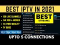 Top new iptv service in 2021  best streamz iptv review  no ip lock