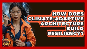 How Does Climate-adaptive Architecture Build Resiliency? - Man vs. Disaster