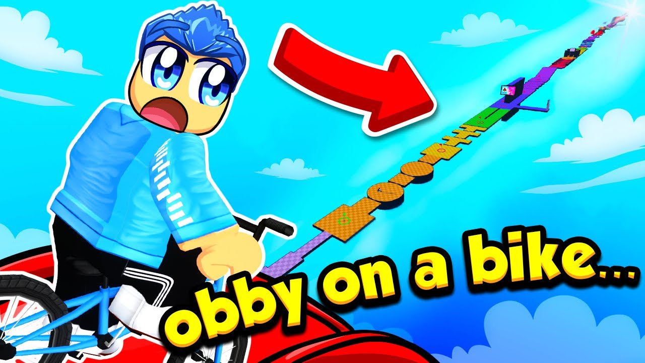 Obby but You're on a Bike - YouTube