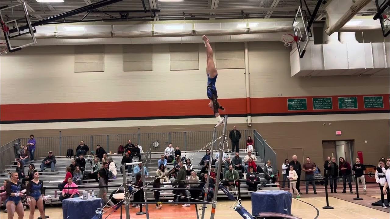 Top bar routine from 2023 St. Nick Invite went to Avery Schlichting
