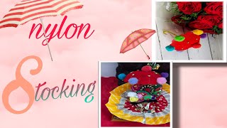 How To Make Nylon Stocking Umbrellaeasy Stocking Diydiy Umbrella .....