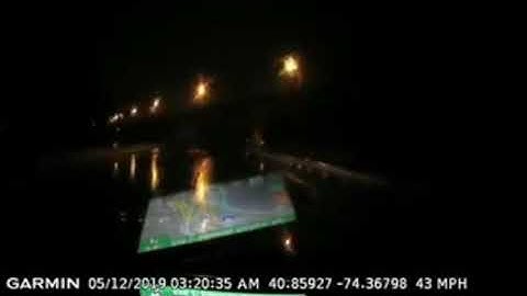 Dashcam video shows wrong-way driver nearly crash into N.J. driver