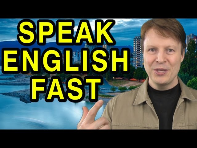 How to Speak English Fast | American Accent