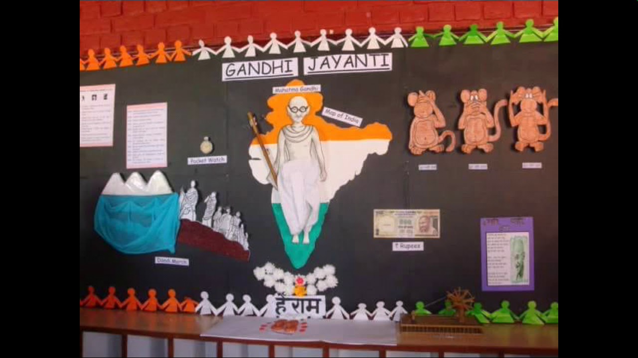 Gandhi Jayanti Chart Ideas