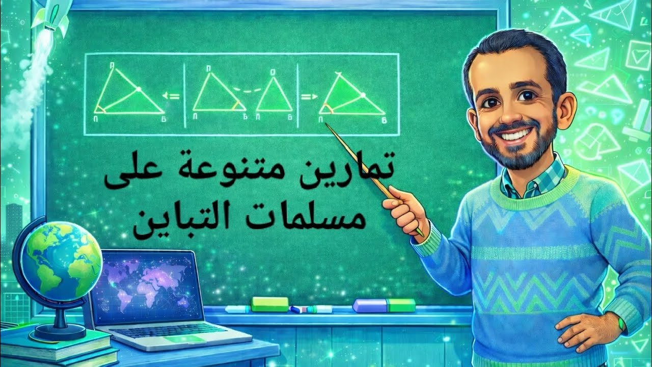 تمارين متنوعة علي مسلمات التباين #الصف_الثاني_الاعدادي #الحسن_عبدالمحسن #فكرة_ومسألة 
