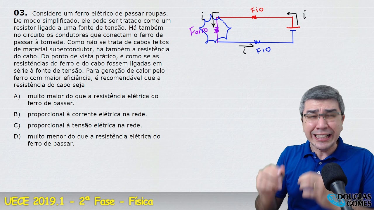 Correção/resolução Vestibular UECE 2019.1 FASE 2 Q.03