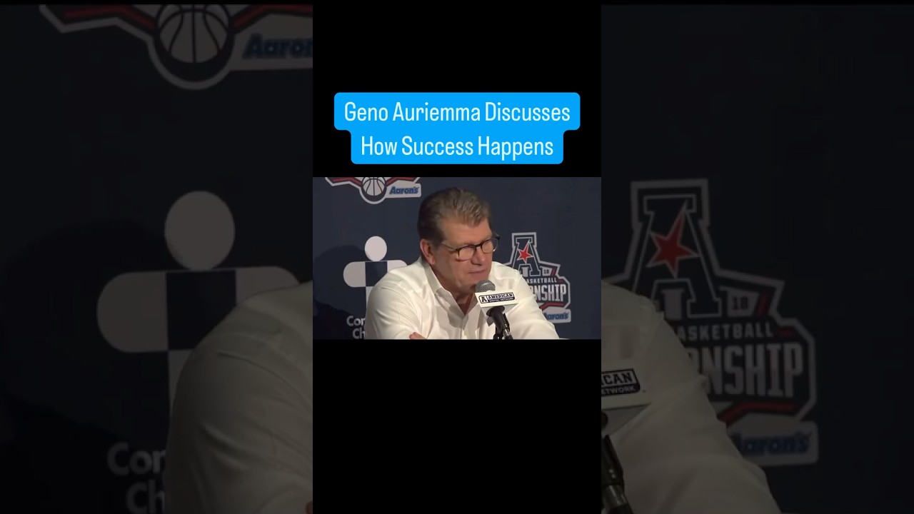 Geno Auriemma discusses how success happens. 