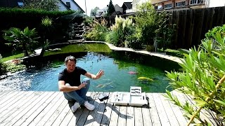 Modern Koi Blog #1358 - Water analysis at Matthias' koi pond