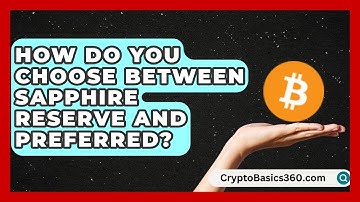 How Do You Choose Between Sapphire Reserve and Preferred? | Points and Perks Channel News