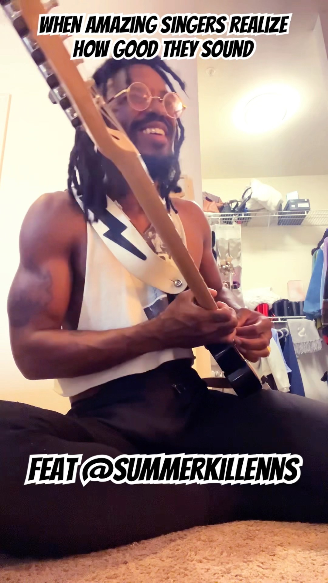 The Amazing @Summerkillens  Surprises Herself w/ How Good She Sounds #guitar #singer #shorts