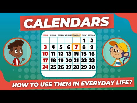 LEARN TO USE A CALENDAR WITH PETE AND FRANK | 1st Grade - Science