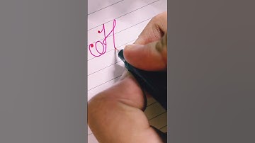 Harshita Pandat in cursive writing #shorts #youtubeshorts #calligraphy #cursive #handwriting