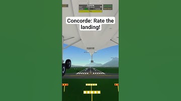 PTFS - Concorde Butter #swiss001landings #concorde #ptfs #roblox #butterlanding #plane #aviation