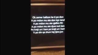 Soni Malaj Ft Skivi - Me Mu(Lyrics & chipmunk version)