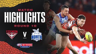 Essendon V North Melbourne Highlights Round 10 2024 Afl