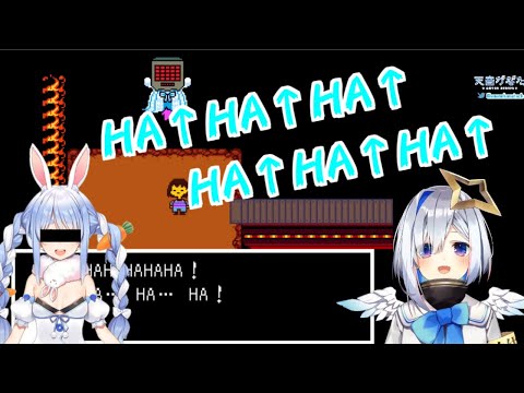 【ホロライブ切り抜き】笑い声が某先輩に似ている天使【天音かなた】
