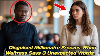 Disguised Millionaire Freezes When Waitress Says 3 Unexpected Words | Emotional Heart-Touching Story