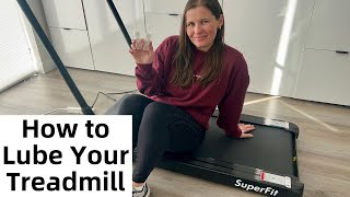 How to lubricate your Superfit Treadmill