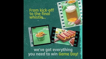 Video template - Game Day Sale