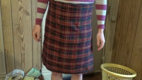 How I made a Box Pleat Kilt Part2