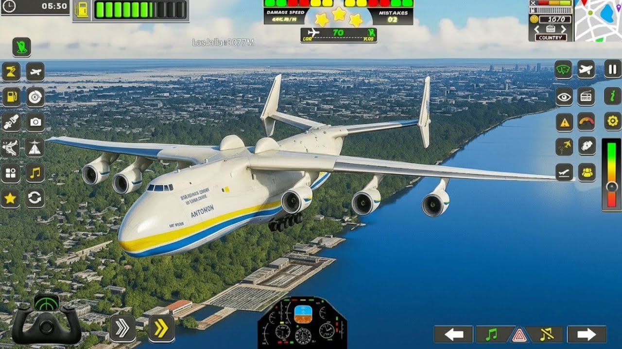 Antonov An-225 Mriya Mobile Simulator 2026 | World’s Biggest Plane Gameplay ✈️🔥
