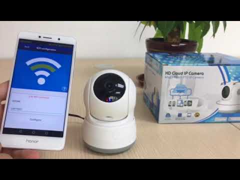 LUXJET IP Camera WiFi Setting - YouTube