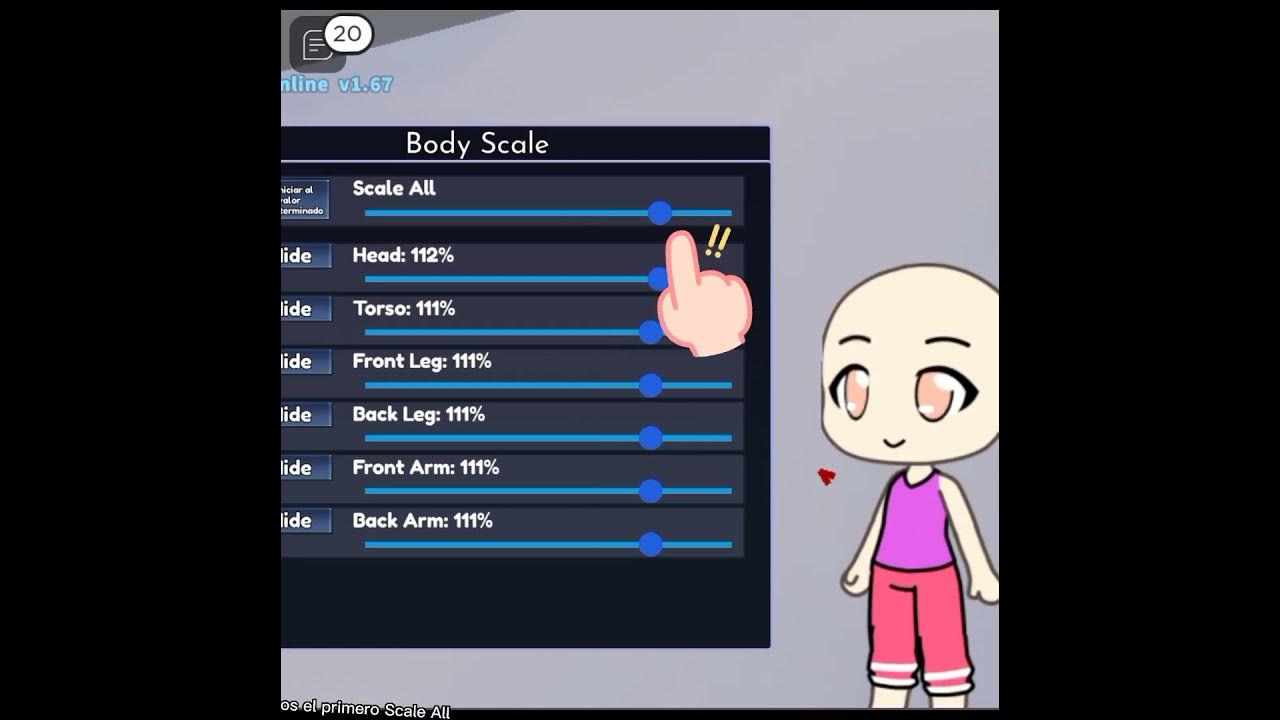 tutorial de el cuerpo en (gacha-roblox) - YouTube