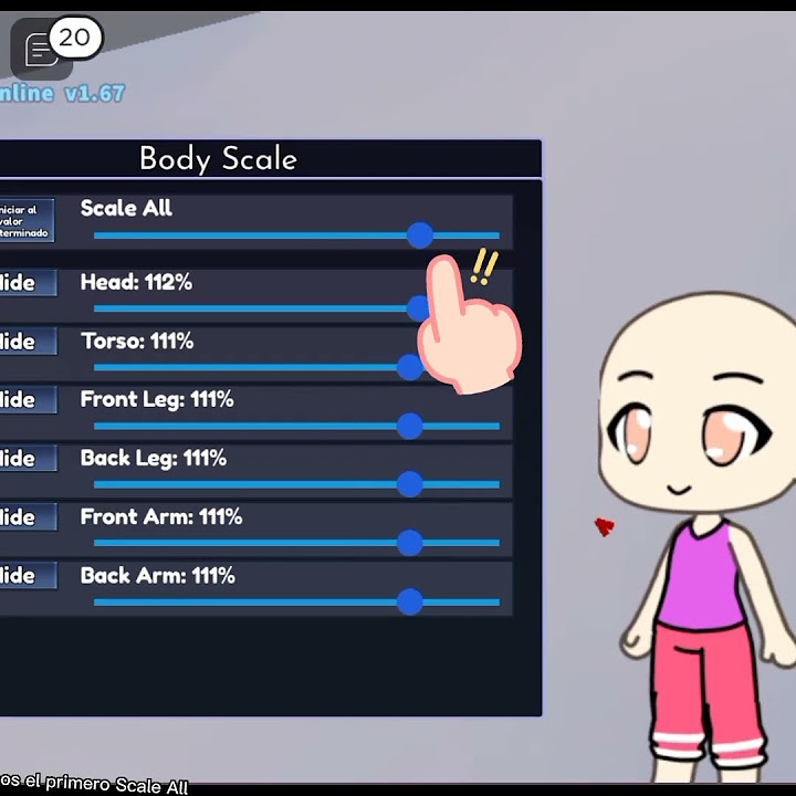 tutorial de el cuerpo en (gacha-roblox) - YouTube