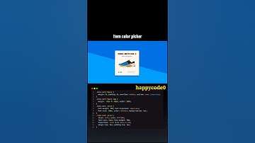 item colour picker #html #css #javascriptdeveloper |||