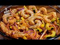 🔴¡Receta de Camaron y Callo de Hacha en Una Salsa Roja con Mango Bien Rica!🔥-El sabor latino