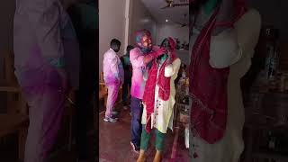 Dever Bhabi Khatarnak Putai In Holi