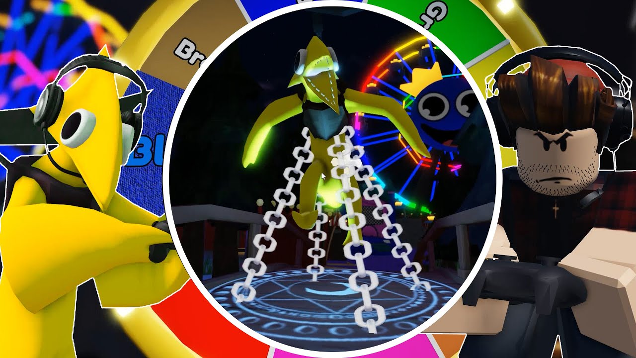 Rainbow world様　ご確認 Rainbow Friends Vs Doors DONT TOUCH The Color Challenge w