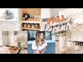 CLEANING & ORGANIZING FOR FALL! COFFEE BAR AND DINING ROOM REVAMP VLOG!🍁☕️