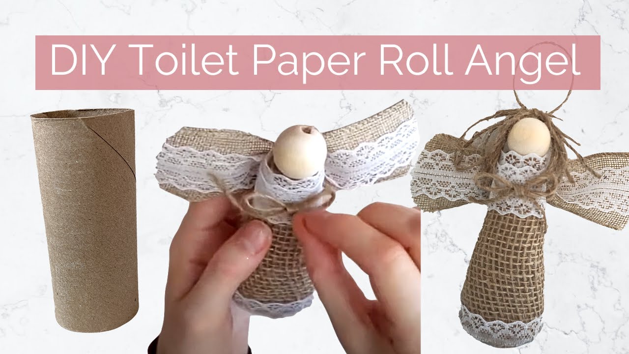 Easy Toilet Paper Roll Angel {Christmas Craft} 