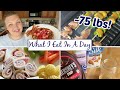 75 LBS DOWN! *REALISTIC* What I Eat In A Day for WEIGHT LOSS | PROTEIN WAFFLES | WW BLUE PLAN