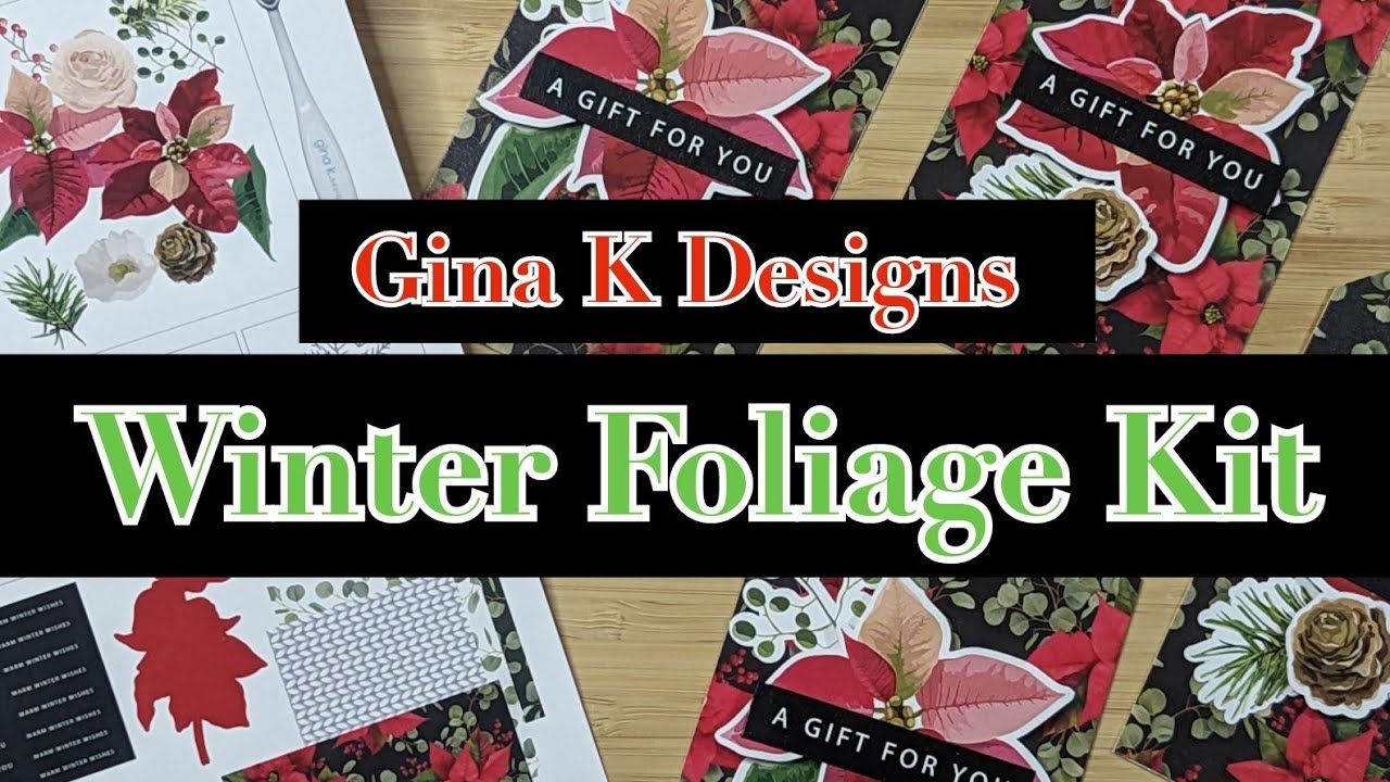 Winter Foliage Card Kit Unboxing & Quick  Project