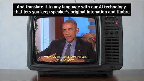 GARNETT AI Automatic Dubbing: Demo Eng Voice Acting